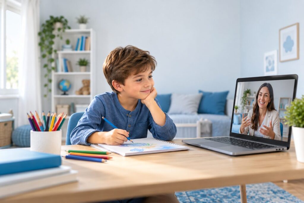 Psicólogo infantil online: cuándo llevar a tu hijo y cómo funciona la terapia por videollamada